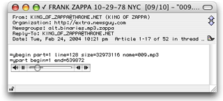 Downloading an MPEG movie and an MP3
