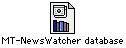 MT-NewsWatcher Databse icon